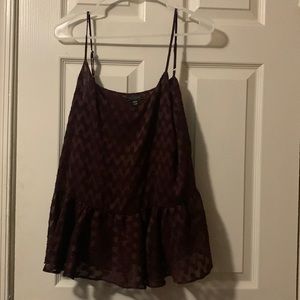 metaphor spaghetti strap tunic